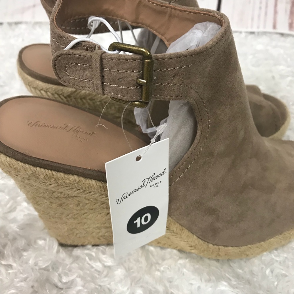 New Universal Thread Mala Shield Espadrille Wedges - Picture 7 of 7